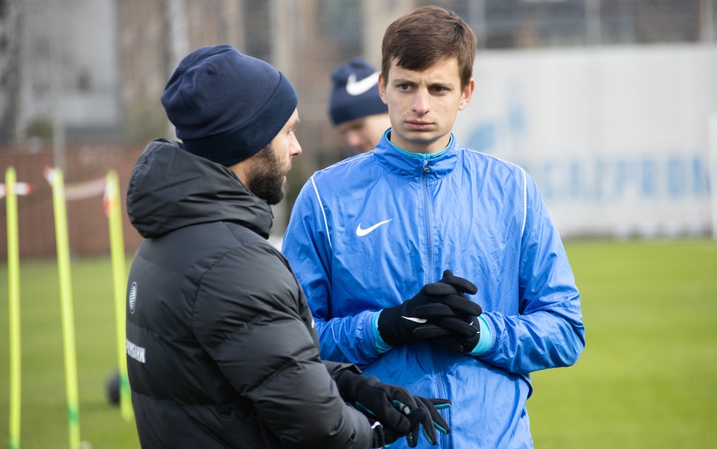 Тренировка «Зенита» перед матчем с «Сочи»