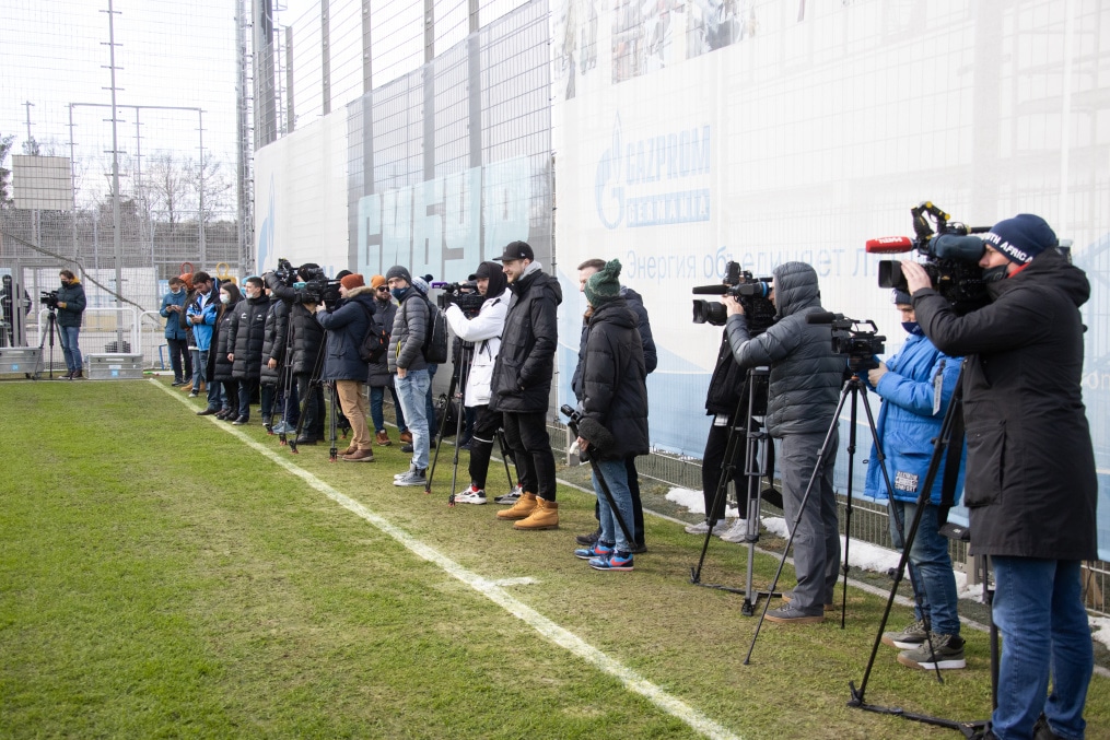 Тренировка «Зенита» перед матчем с «Сочи»