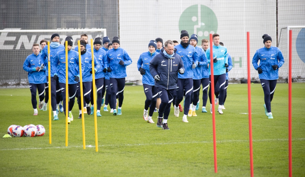 Тренировка «Зенита» перед матчем с «Сочи»