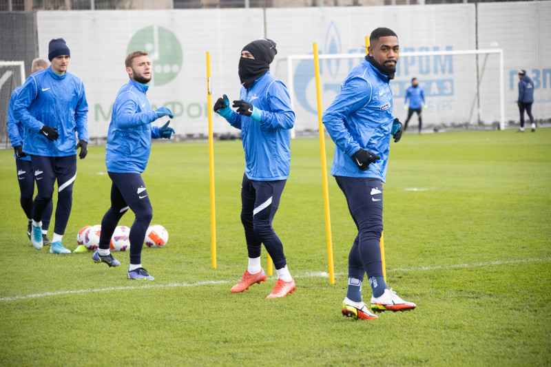 Тренировка «Зенита» перед матчем с «Сочи»