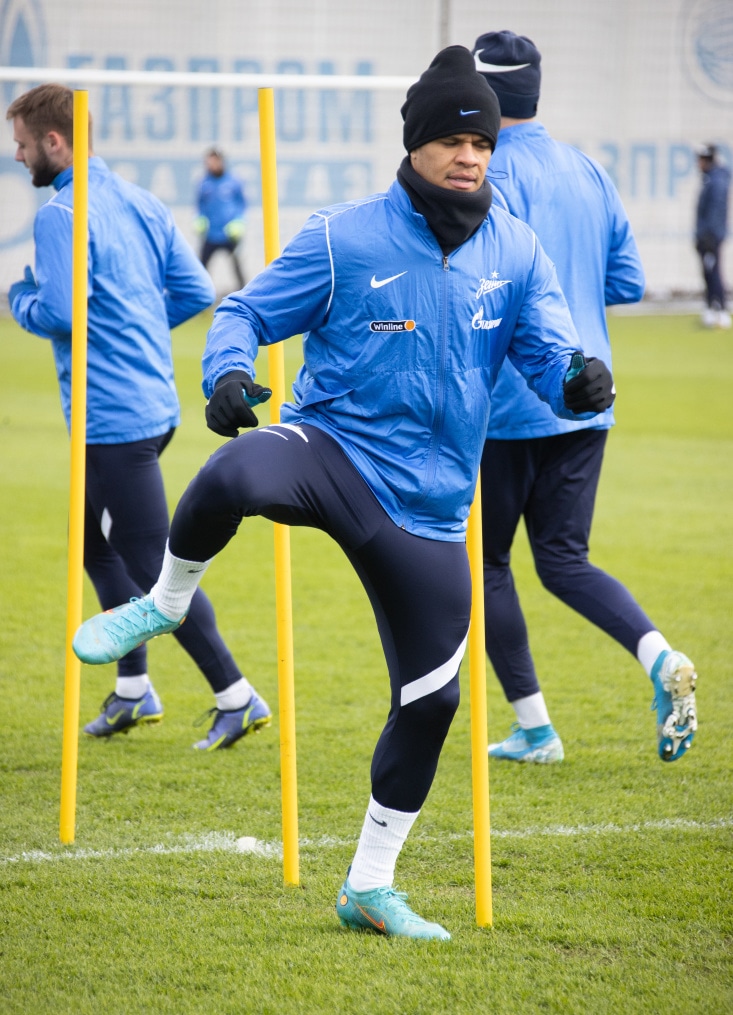 Тренировка «Зенита» перед матчем с «Сочи»