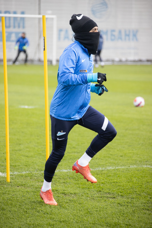 Тренировка «Зенита» перед матчем с «Сочи»