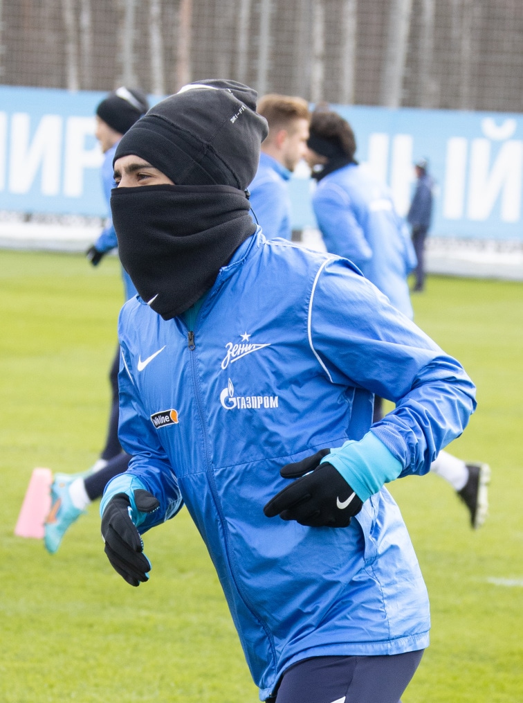 Тренировка «Зенита» перед матчем с «Сочи»