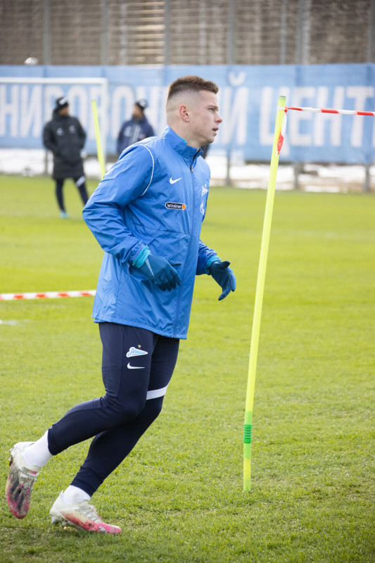 Тренировка «Зенита» перед матчем с «Сочи»