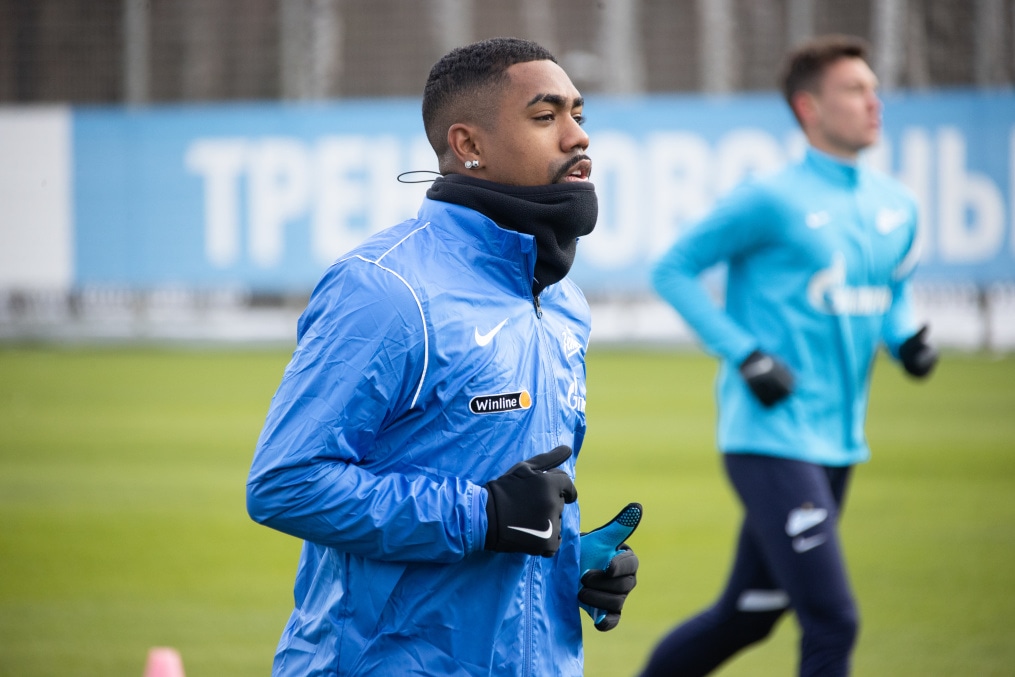 Тренировка «Зенита» перед матчем с «Сочи»