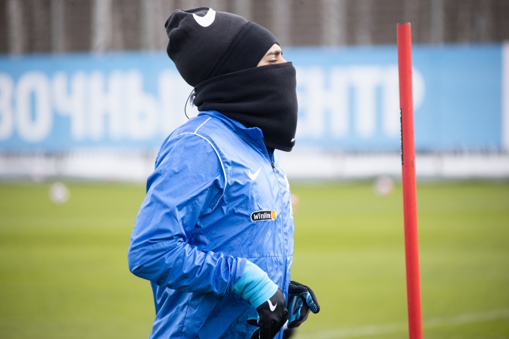 Тренировка «Зенита» перед матчем с «Сочи»