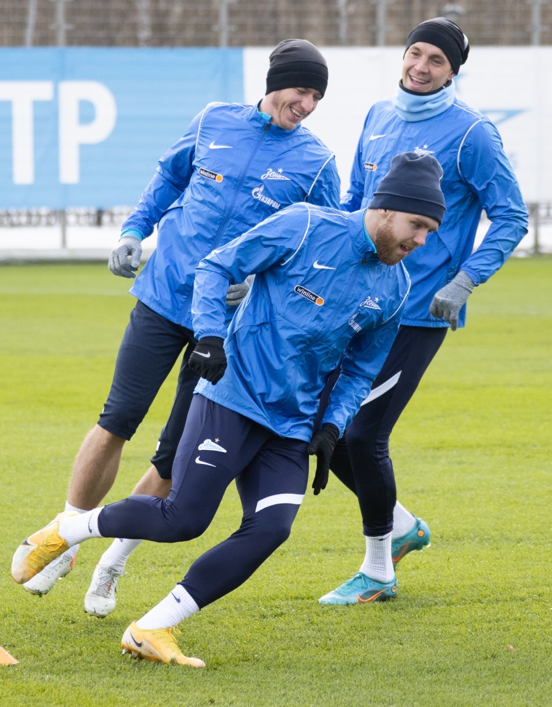 Тренировка «Зенита» перед матчем с «Сочи»