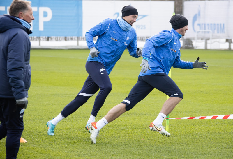 Тренировка «Зенита» перед матчем с «Сочи»