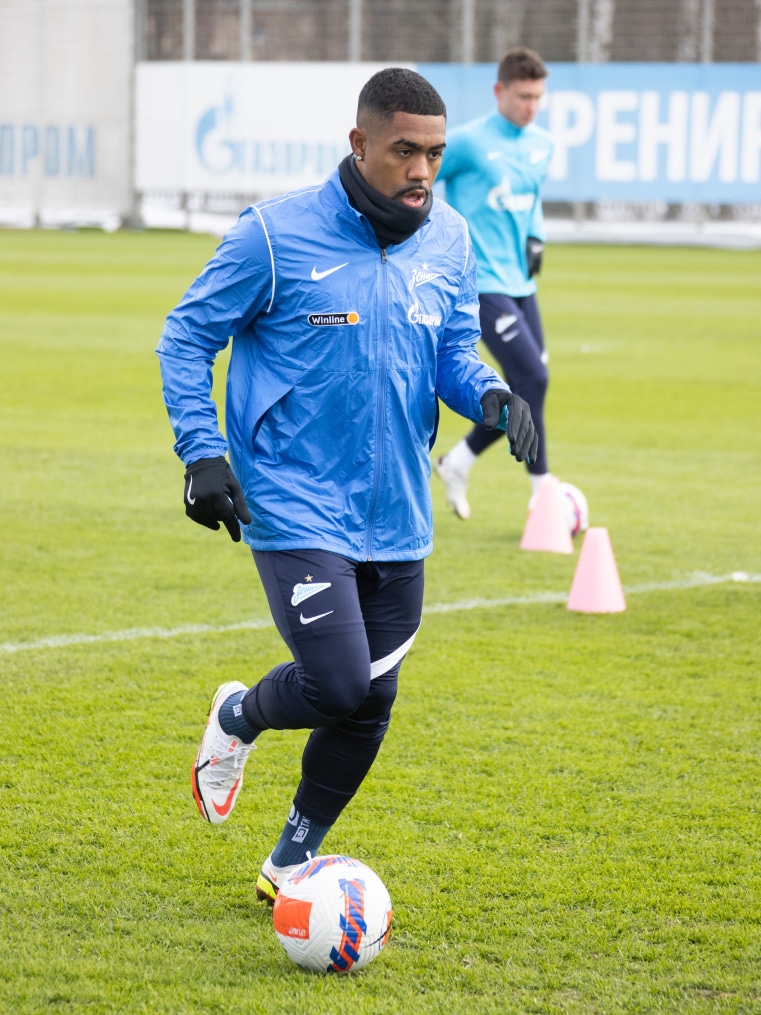 Тренировка «Зенита» перед матчем с «Сочи»