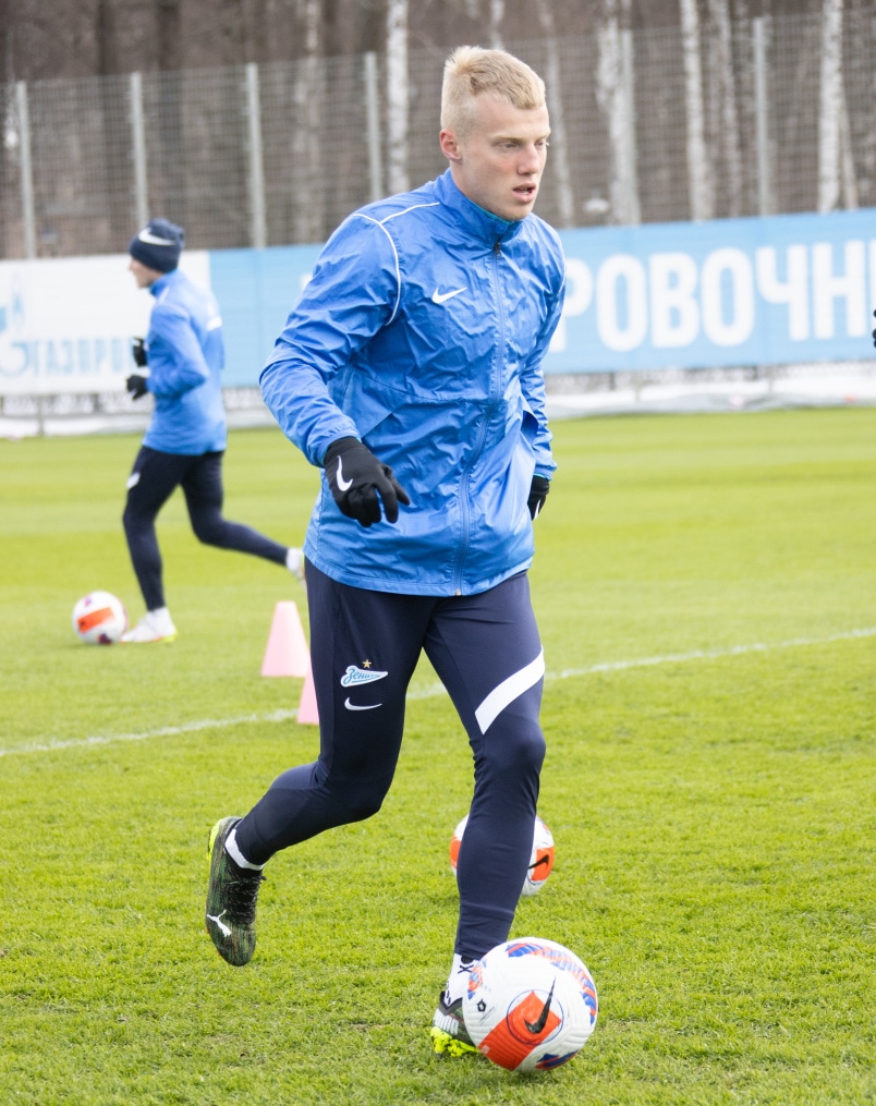 Тренировка «Зенита» перед матчем с «Сочи»