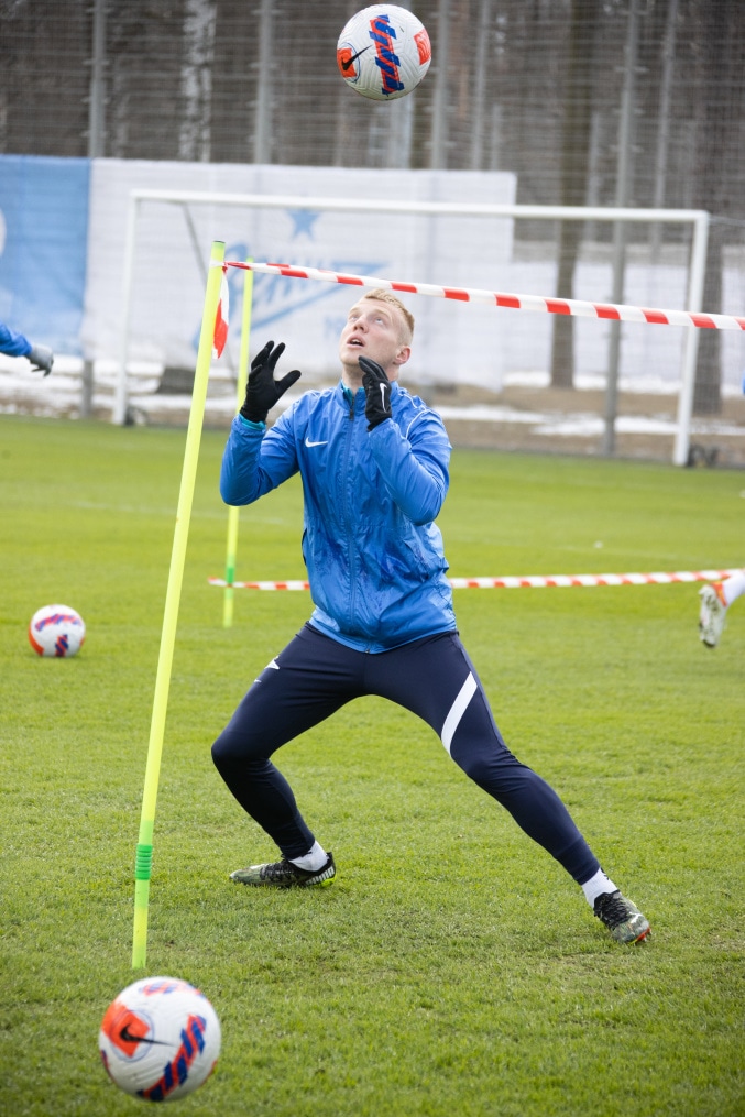 Тренировка «Зенита» перед матчем с «Сочи»