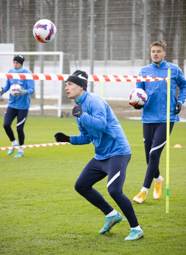 Тренировка «Зенита» перед матчем с «Сочи»