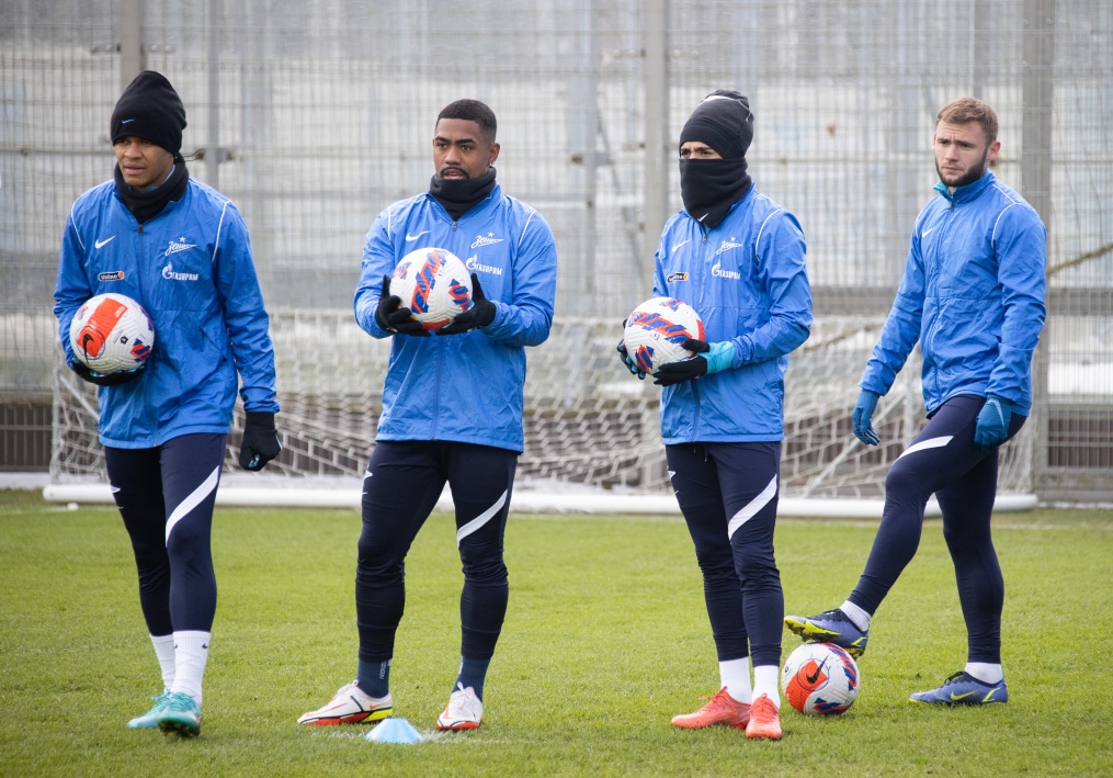 Тренировка «Зенита» перед матчем с «Сочи»