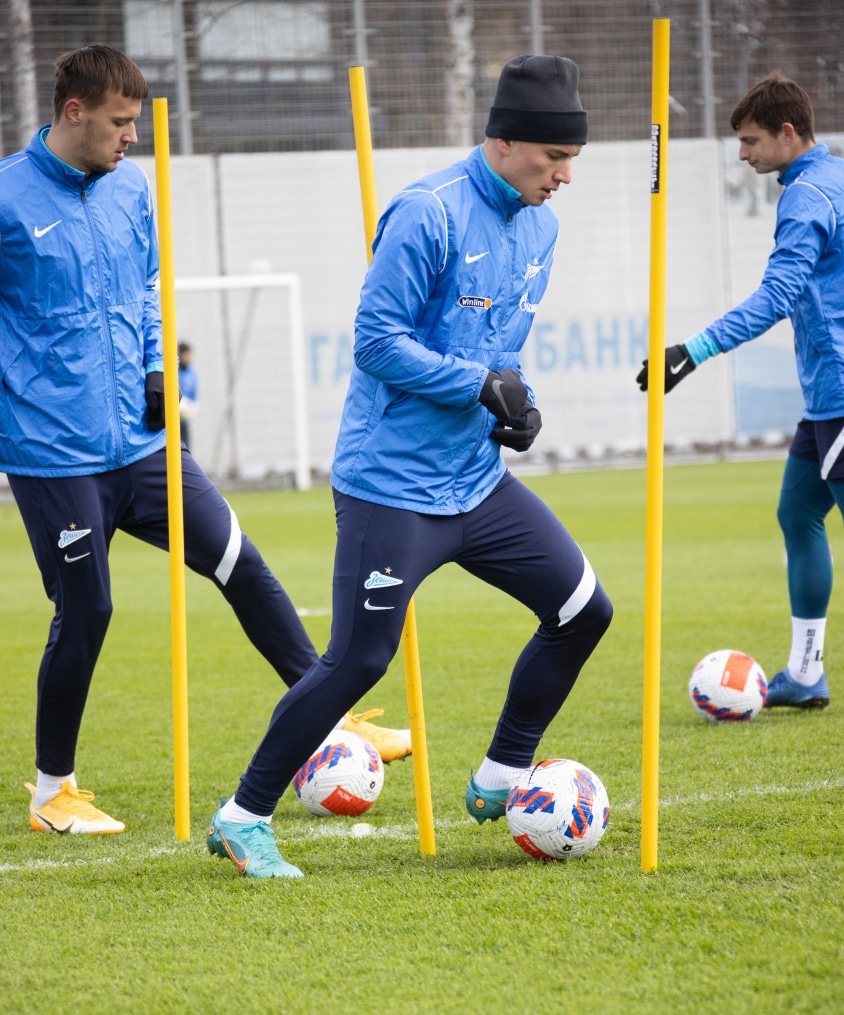 Тренировка «Зенита» перед матчем с «Сочи»