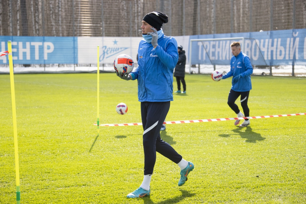 Тренировка «Зенита» перед матчем с «Сочи»