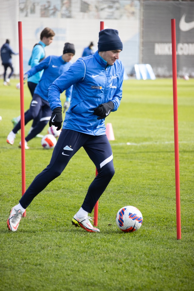 Тренировка «Зенита» перед матчем с «Сочи»