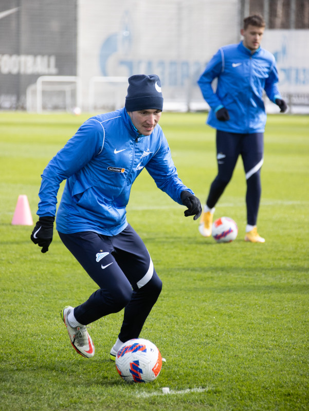 Тренировка «Зенита» перед матчем с «Сочи»