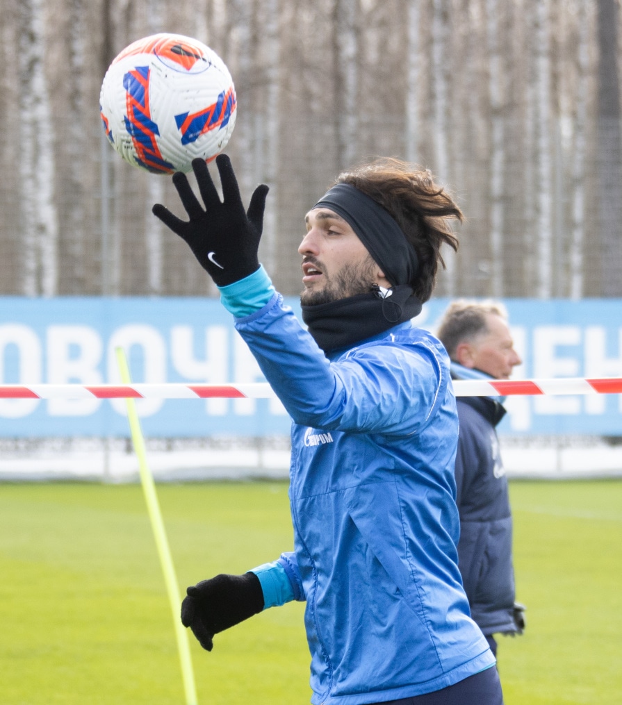 Тренировка «Зенита» перед матчем с «Сочи»