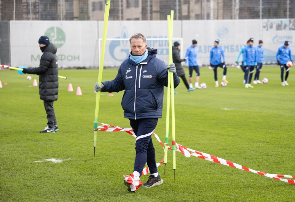 Тренировка «Зенита» перед матчем с «Сочи»
