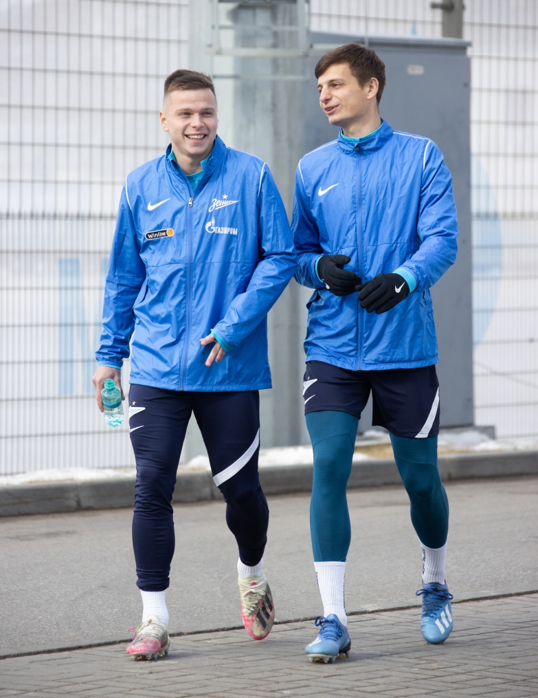 Тренировка «Зенита» перед матчем с «Сочи»