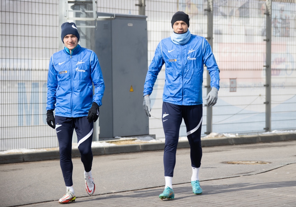 Тренировка «Зенита» перед матчем с «Сочи»