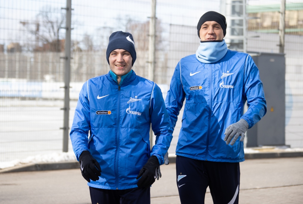 Тренировка «Зенита» перед матчем с «Сочи»