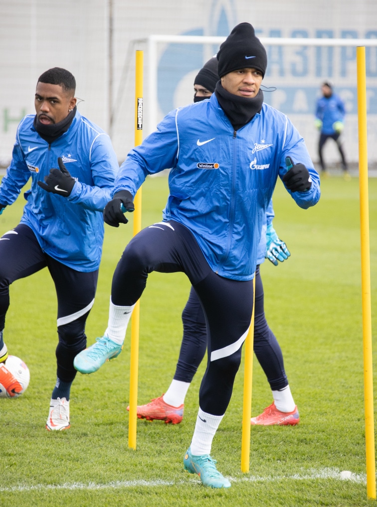 Тренировка «Зенита» перед матчем с «Сочи»