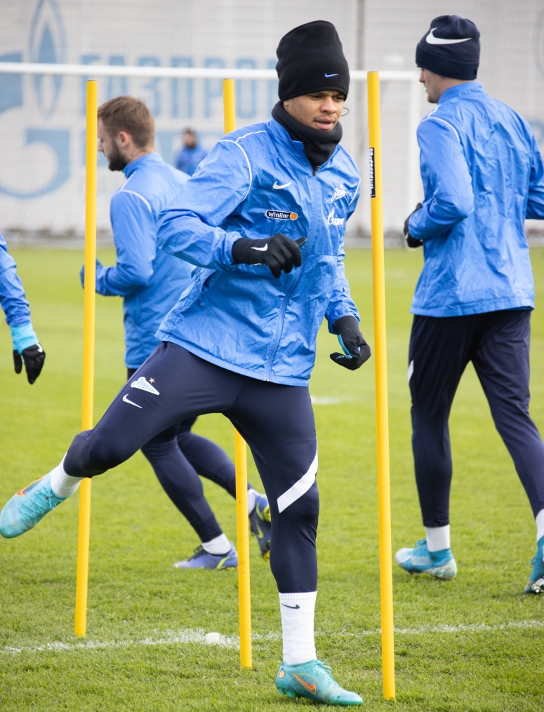 Тренировка «Зенита» перед матчем с «Сочи»