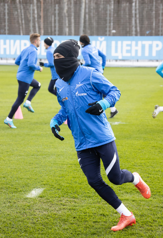 Тренировка «Зенита» перед матчем с «Сочи»