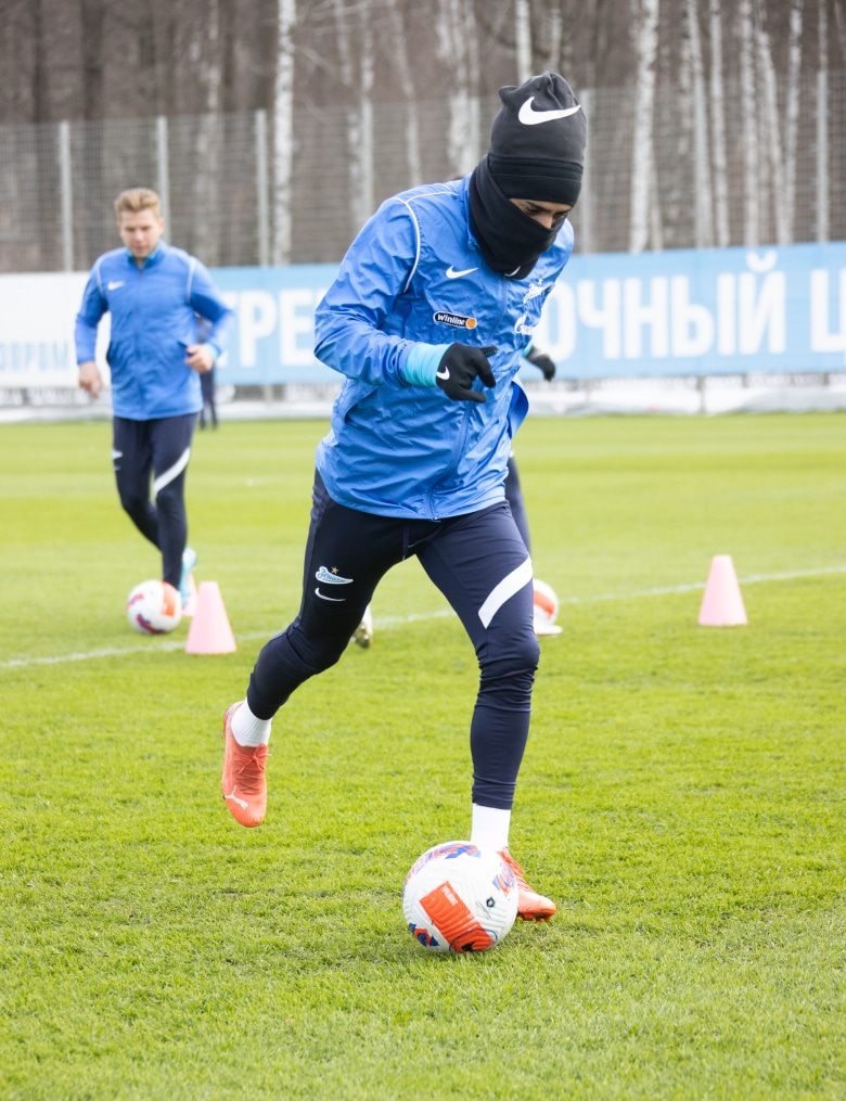 Тренировка «Зенита» перед матчем с «Сочи»