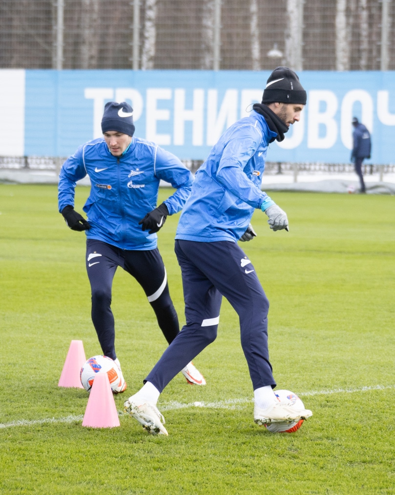 Тренировка «Зенита» перед матчем с «Сочи»
