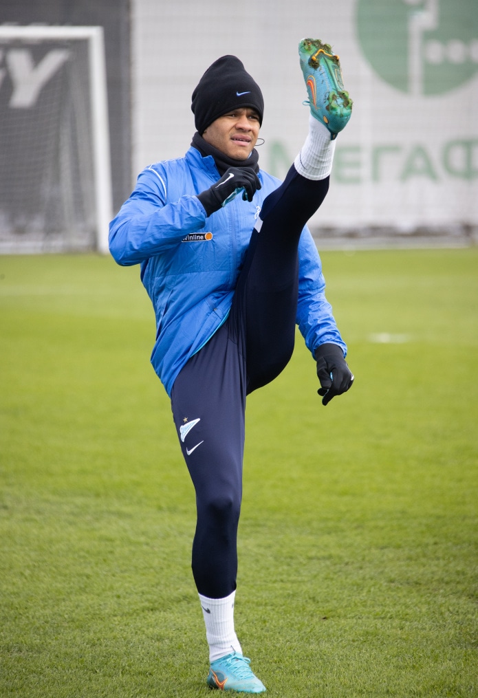 Тренировка «Зенита» перед матчем с «Сочи»