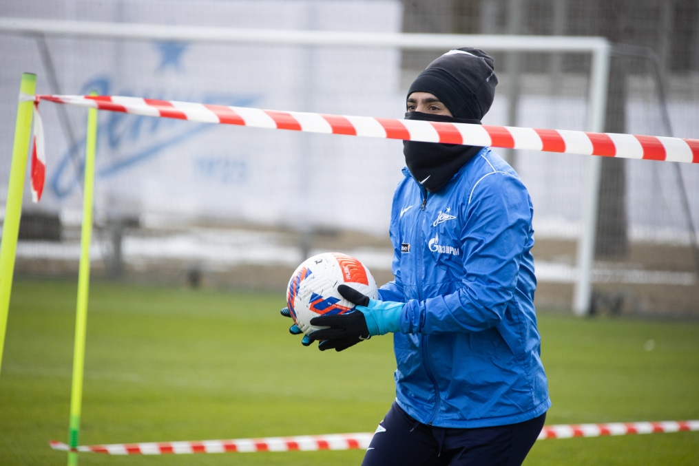 Тренировка «Зенита» перед матчем с «Сочи»