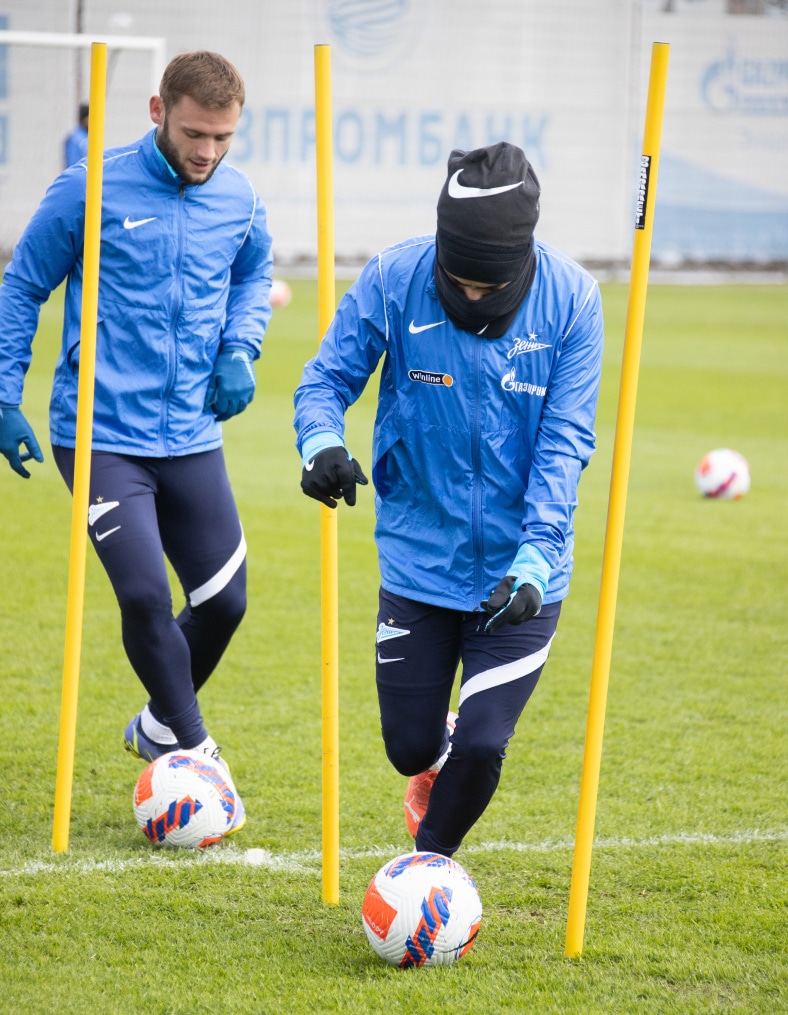 Тренировка «Зенита» перед матчем с «Сочи»