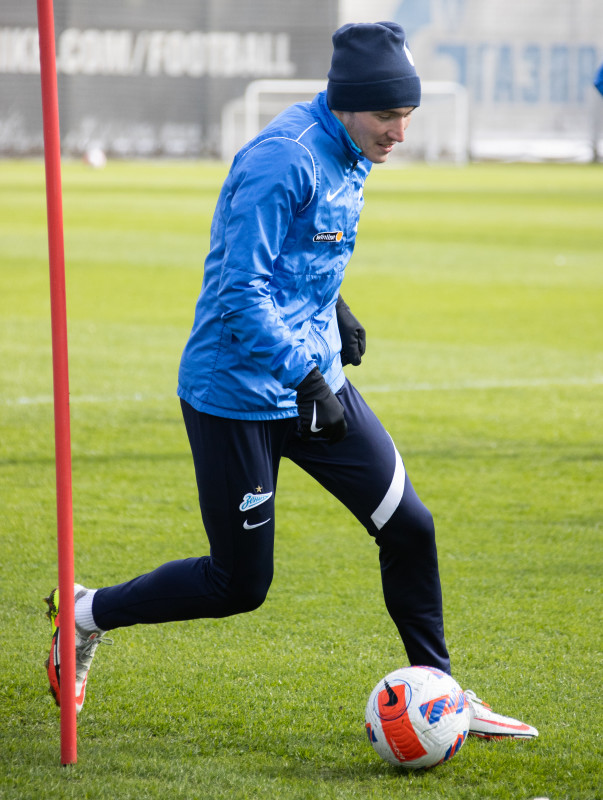 Тренировка «Зенита» перед матчем с «Сочи»