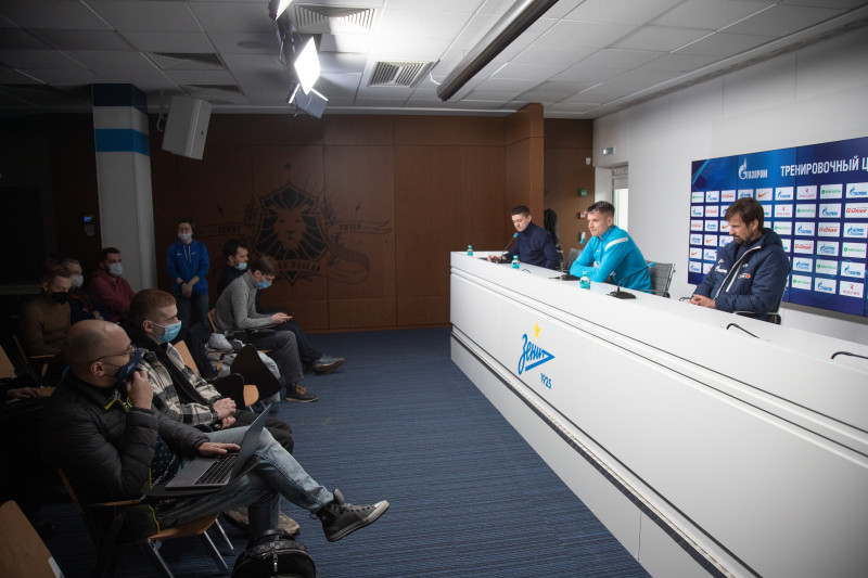 Пресс-конференция «Зенита» перед матчем с «Сочи»