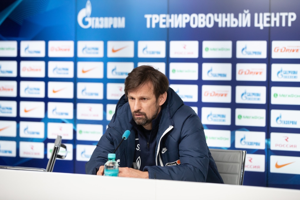 Пресс-конференция «Зенита» перед матчем с «Сочи»