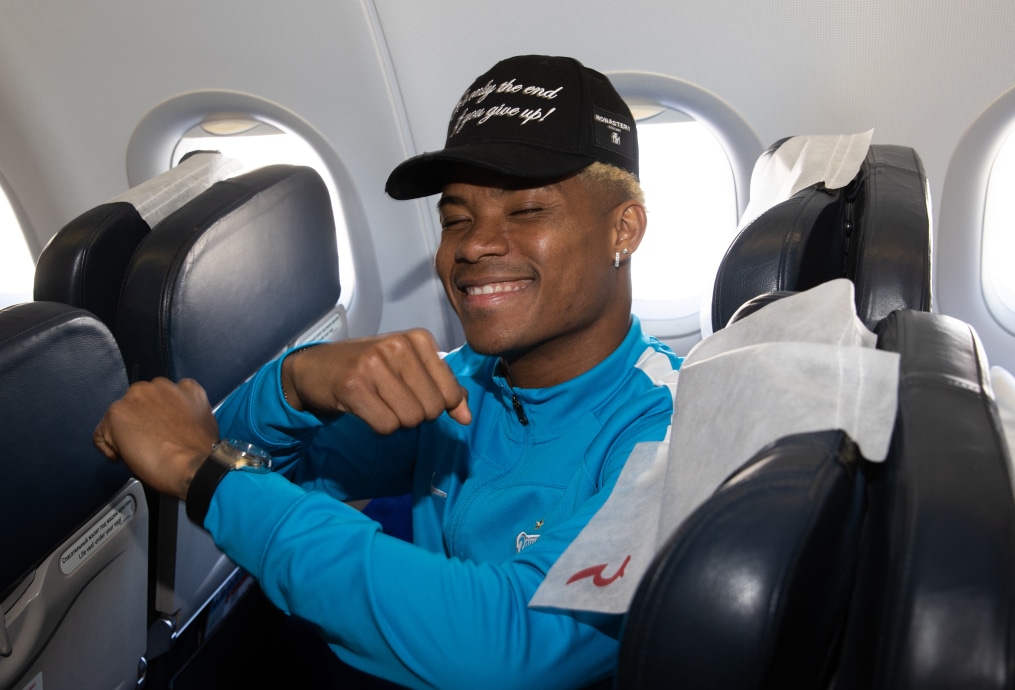 Команда «Зенит» в «Пулково» перед вылетом в Грозный на матч с «Аланией»