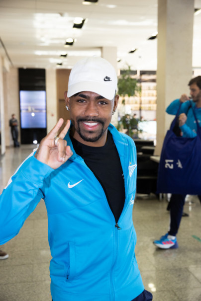 Команда «Зенит» в «Пулково» перед вылетом в Грозный на матч с «Аланией»