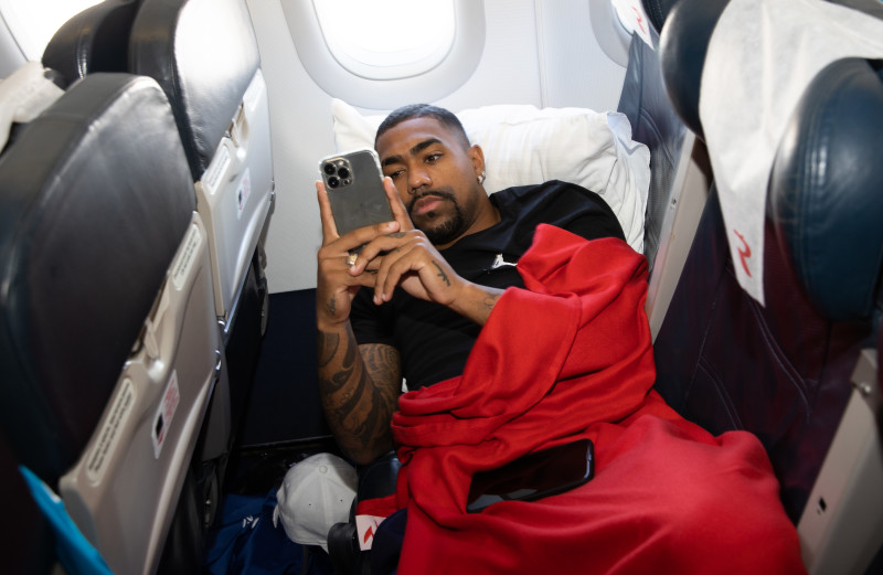 Команда «Зенит» в «Пулково» перед вылетом в Грозный на матч с «Аланией»