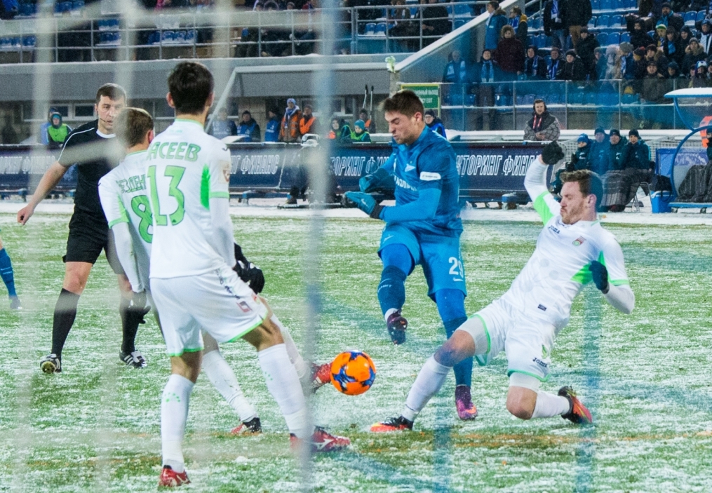 РОСГОССТРАХ-Чемпионат России 2016/17, 16-й тур, «Зенит» — «Уфа»