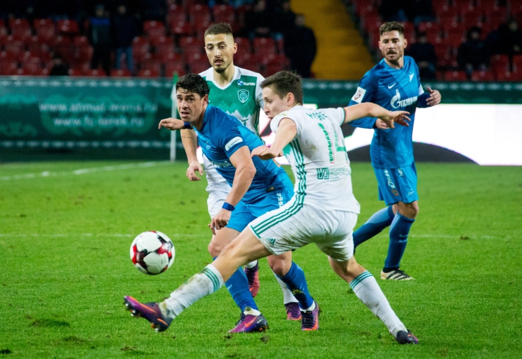 РОСГОССТРАХ-Чемпионат России 2016/17, 13-й тур, «Терек» — «Зенит»