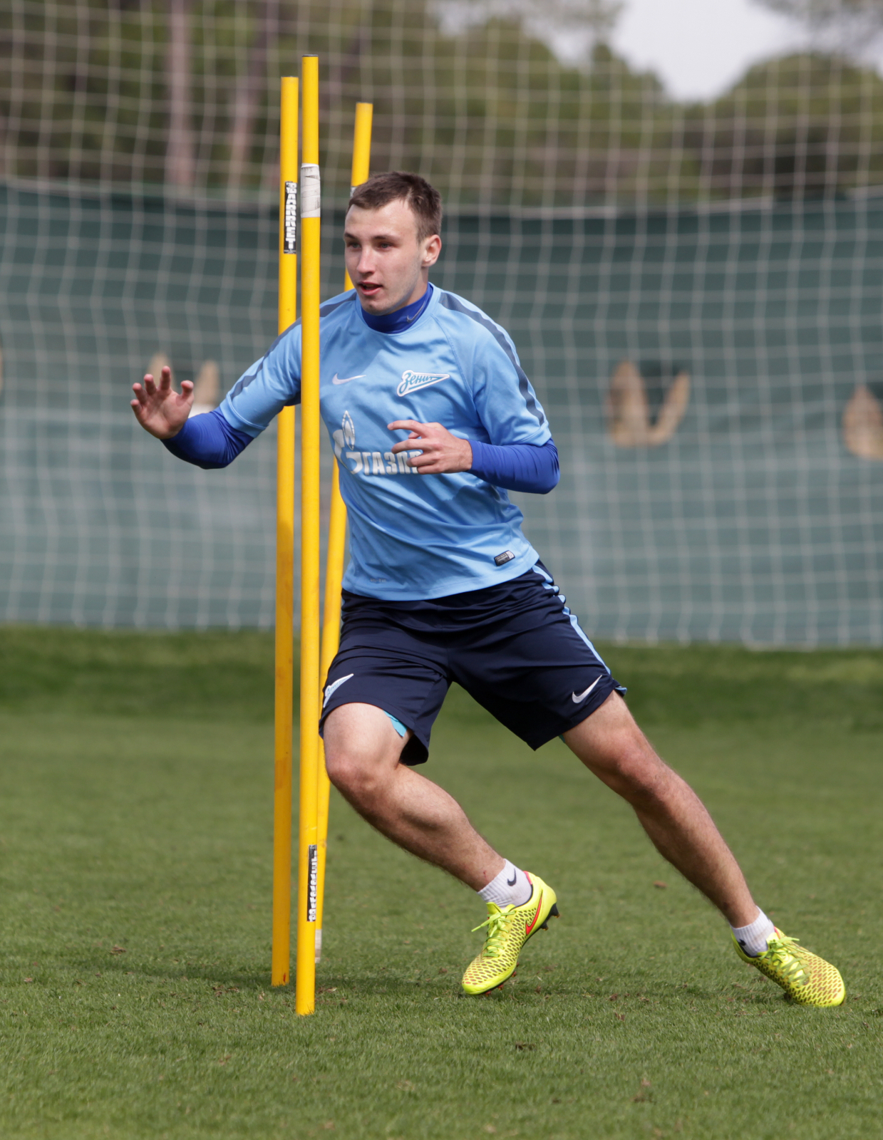 Тренировка «Зенита»-2 на сборе в Турции 6 марта 2015 года