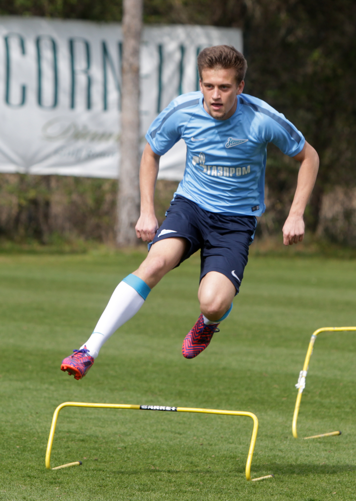 Тренировка «Зенита»-2 на сборе в Турции 6 марта 2015 года