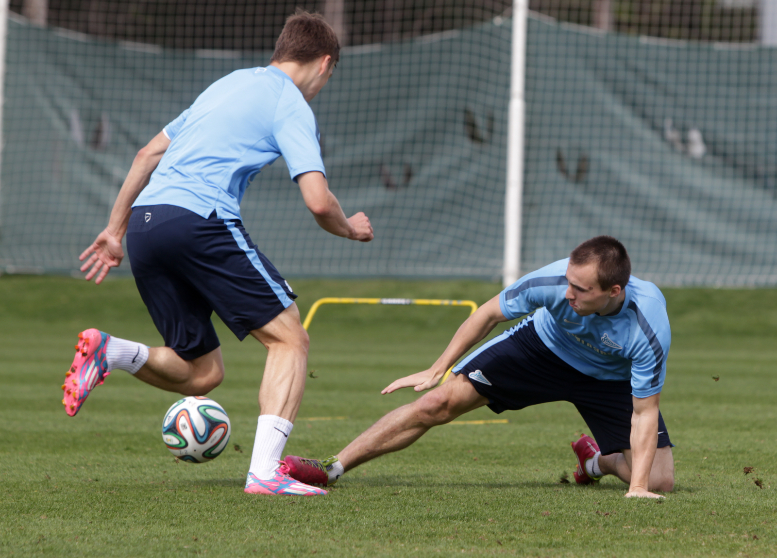 Тренировка «Зенита»-2 на сборе в Турции 6 марта 2015 года