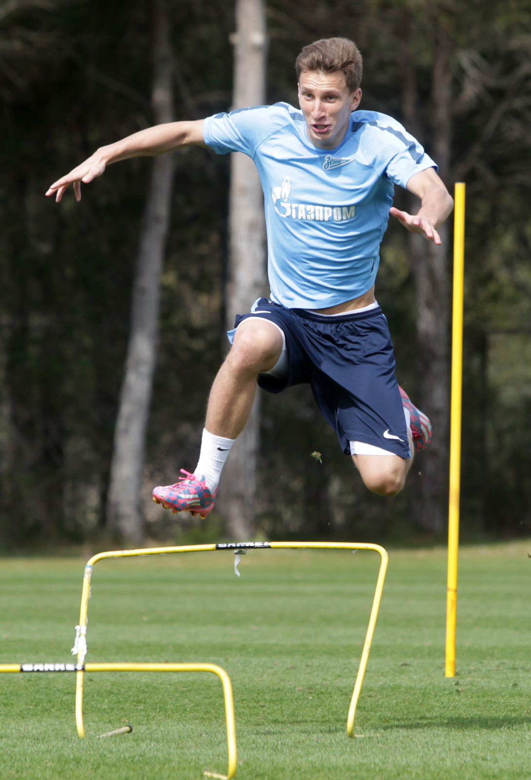 Тренировка «Зенита»-2 на сборе в Турции 6 марта 2015 года