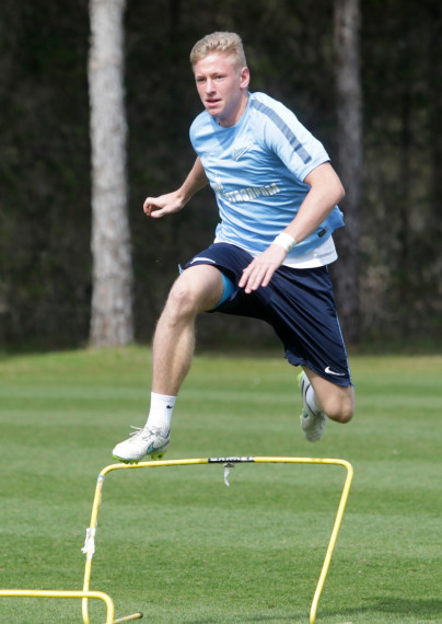 Тренировка «Зенита»-2 на сборе в Турции 6 марта 2015 года