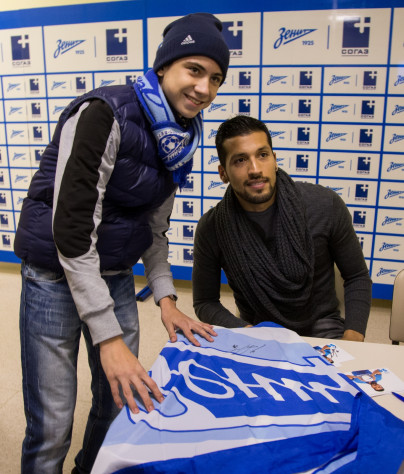 Автограф-сессия Эсекиэля Гарая в медицинском центре «СОГАЗ»