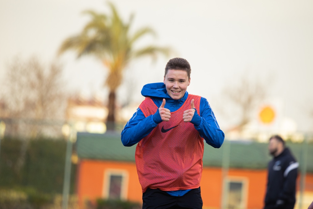 Вечерняя тренировка «Зенита»-м