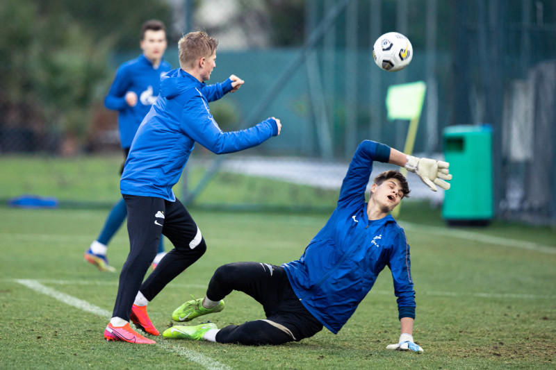 Вечерняя тренировка «Зенита»-м